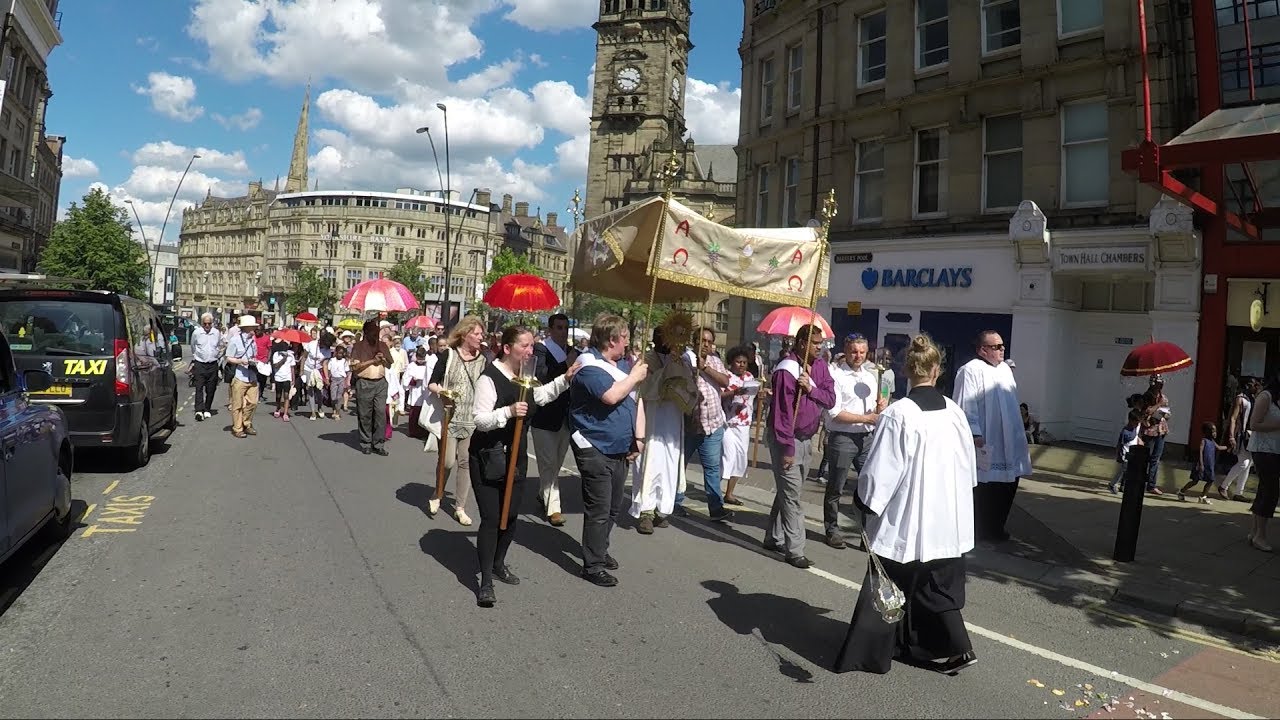 Corpus Christi Procession 2017 The Cathedral Church o St.Marie Sheffield
