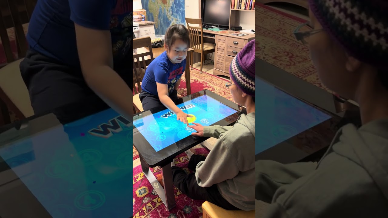 Playing Connect 4 on Infinity video table game 