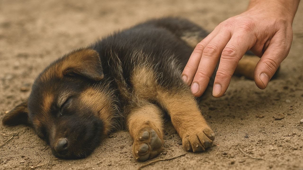 Dieser ‚tote‘ Schäferhund-Welpe kämpfte ums Überleben – was dann geschieht, rührt alle zu Tränen