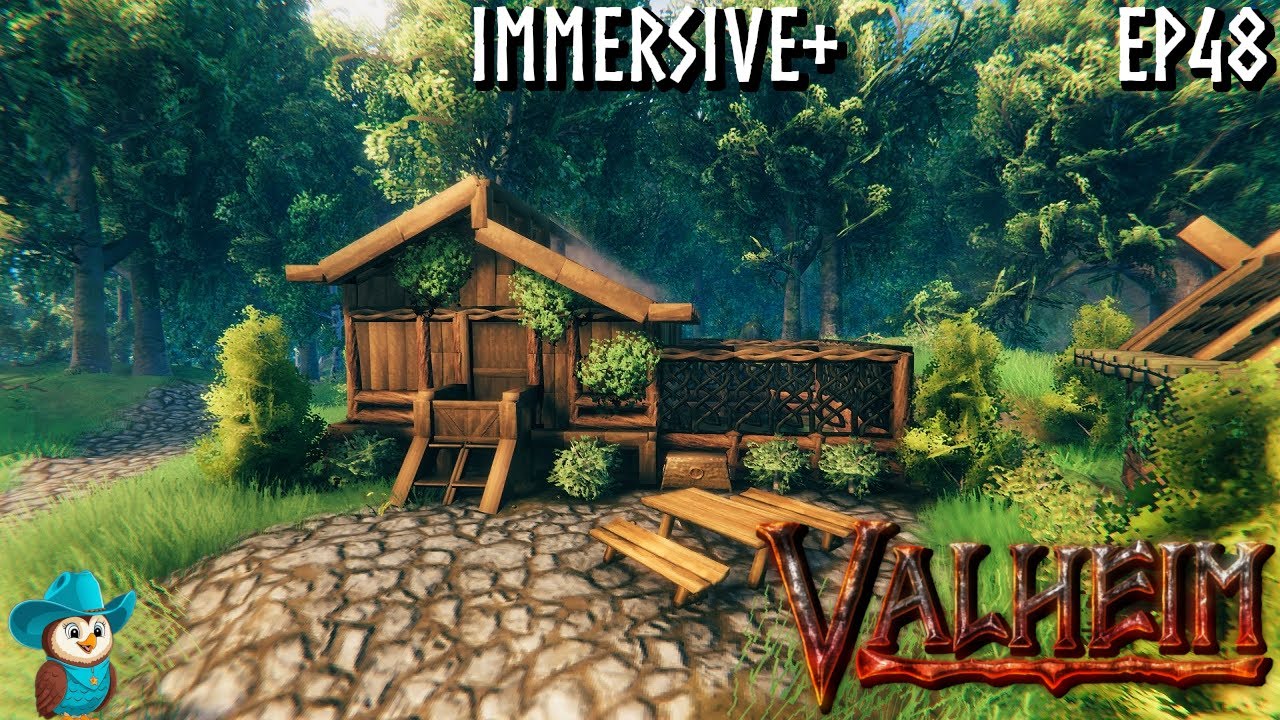 Building A Chicken Coop! | Valheim Immersive+ | Ep48