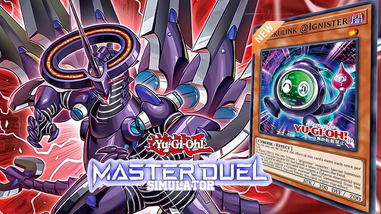 @IGNISTER NEW SUPPORT IS INSANE! - @Ignister deck - MASTER  DUEL PRO3