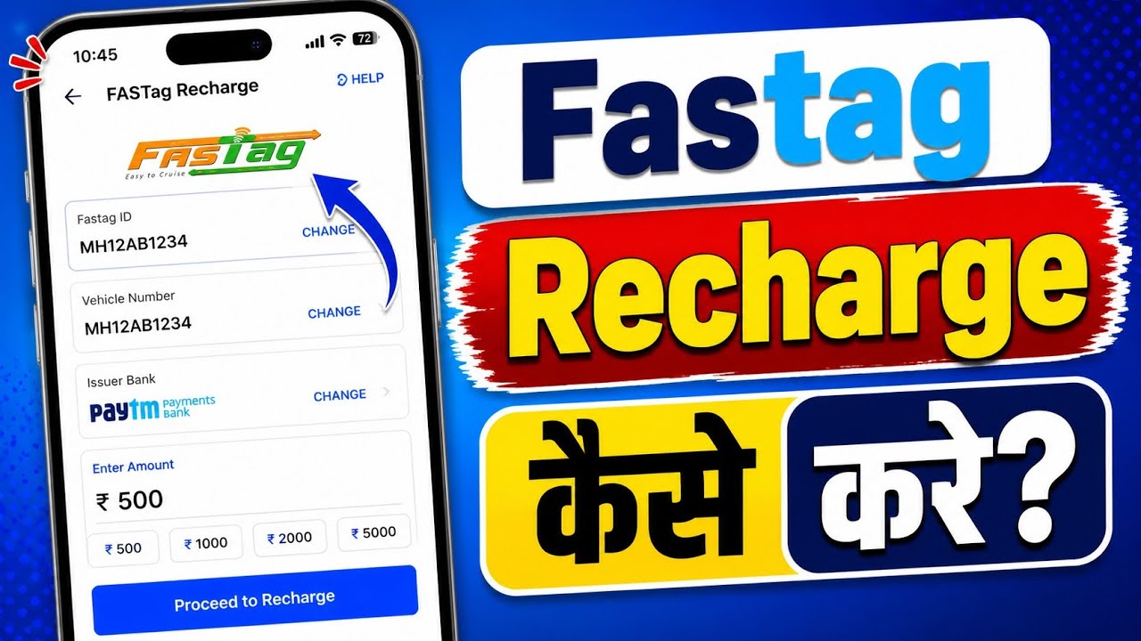Fastag Recharge Kaise Kare | fastag recharge kaise kare phonepe se | how to recharge fastag phonepe