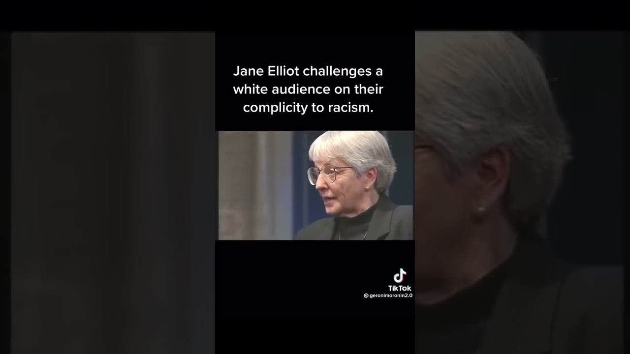 Jane Elliot Challenges A Caucasian Audience Regarding Racism