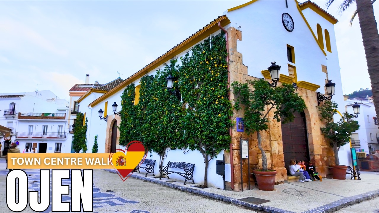 Ojen, Spain Walking Tour 🇪🇸 | A Stunning Village Next to Marbella