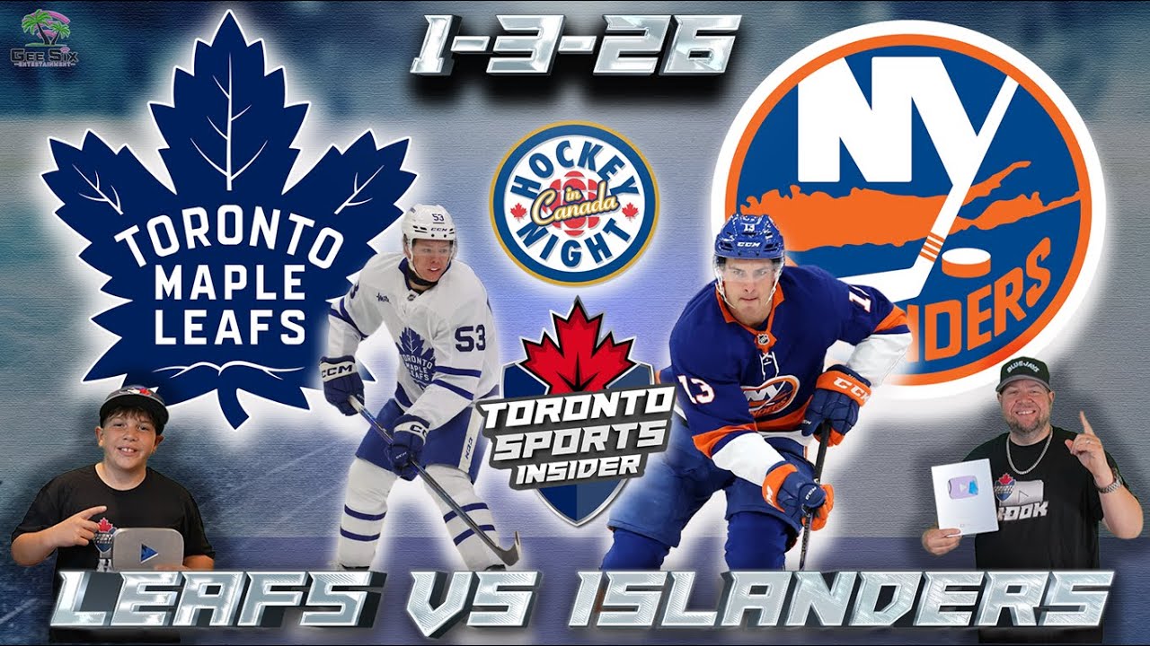 1-3-26 Toronto Maple Leafs vs New York Islanders | NHL LIVE Stream Reaction & Play-By-Play