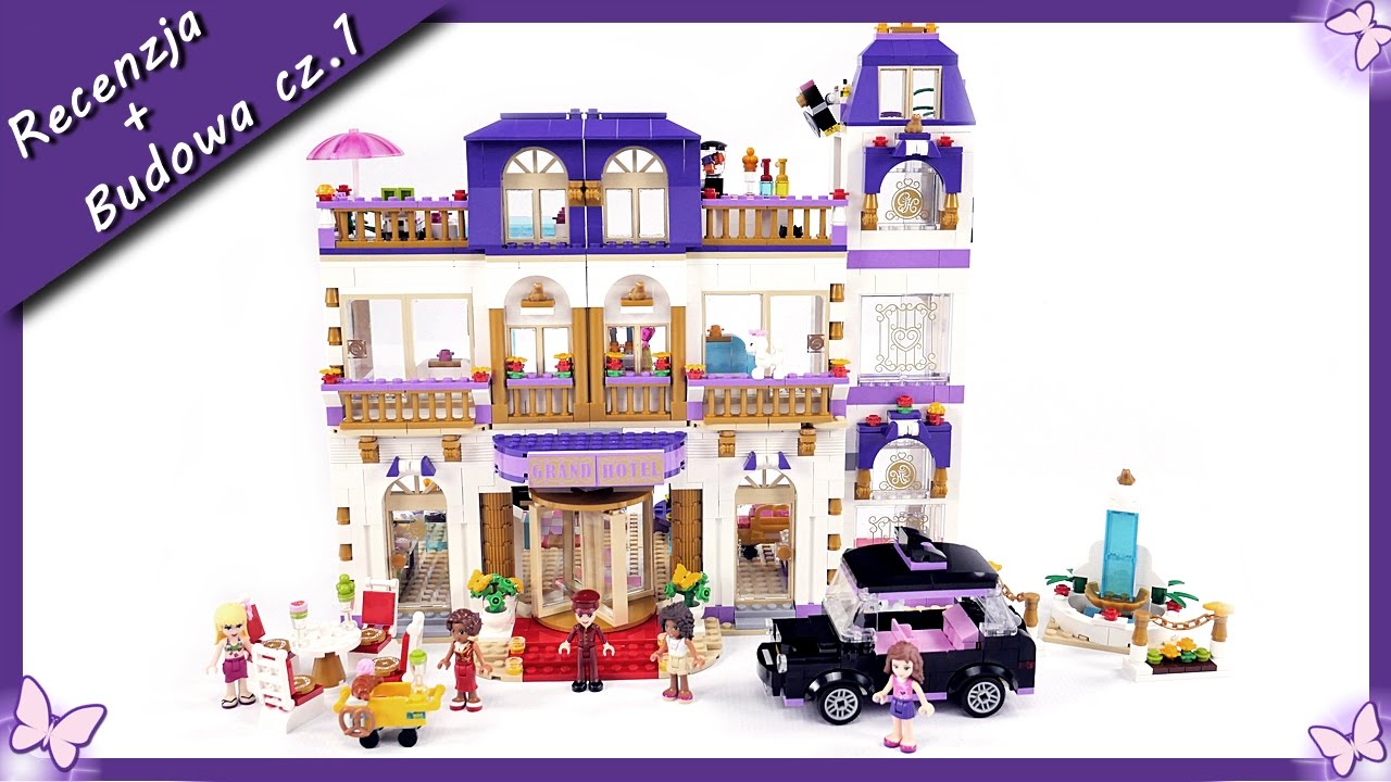 Grand Hotel w Heartlake cz.1 - Budowanie klocków Lego Friends 41101