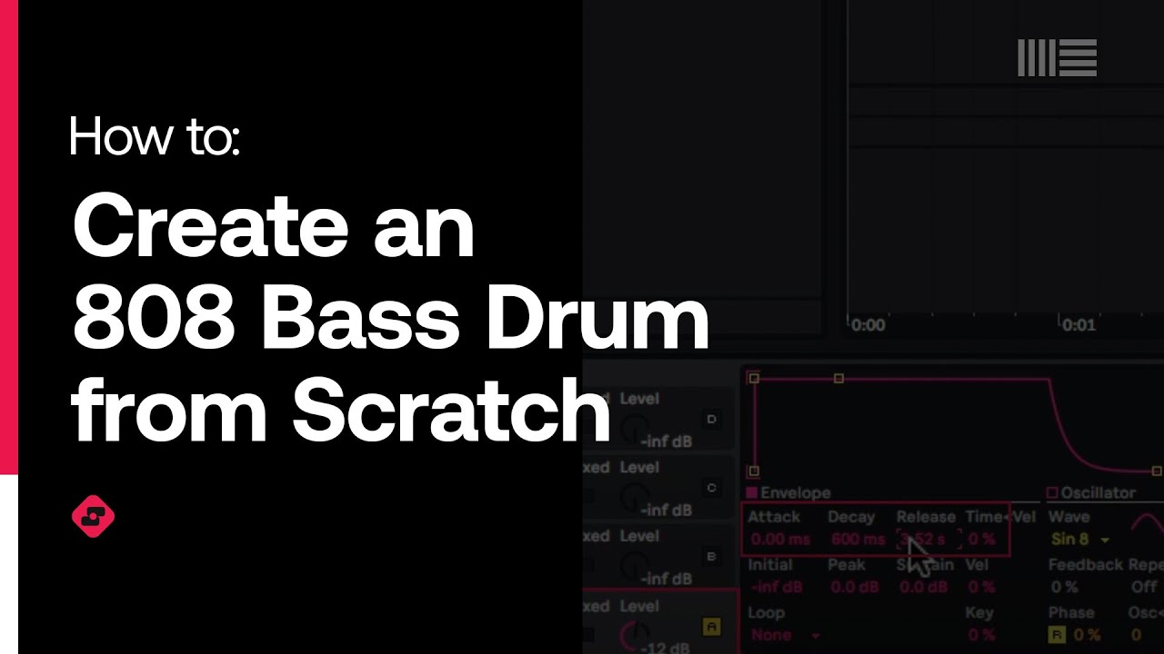 How to Create an 808 Bass Drum in Ableton Live 10 From Scratch