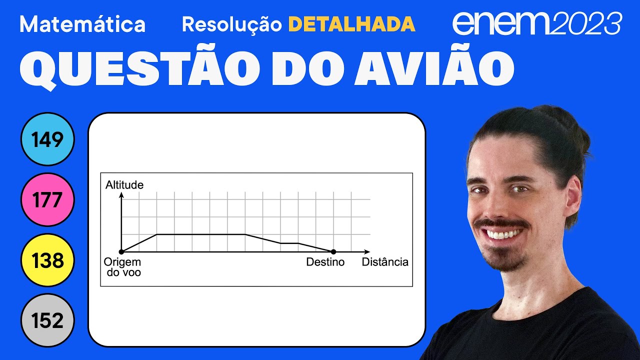🔵 Quest&atilde;o da altitude de voo: ENEM 2023 Matem&aacute;tica (Detalhada) - Escalas M&eacute;tricas