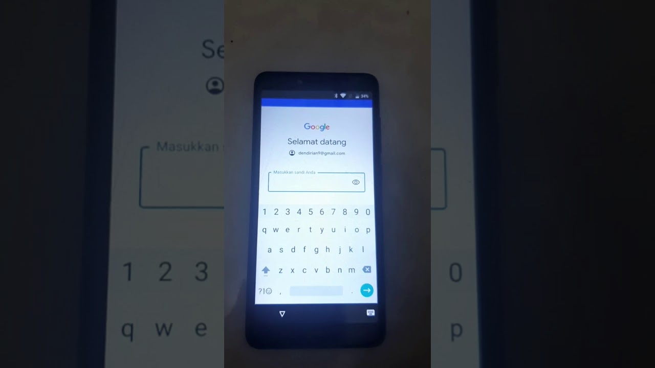 Akun google wiko tommy 3 work 100%