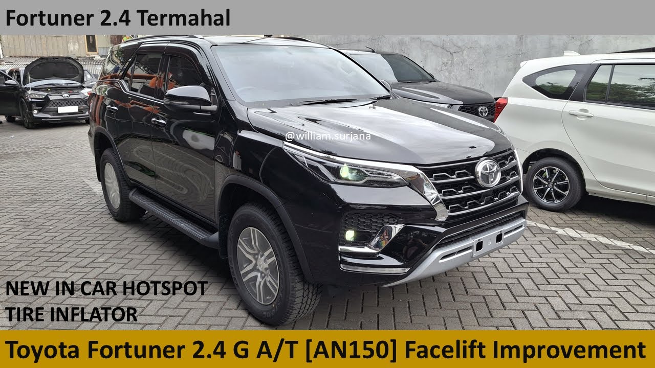 Toyota Fortuner G A/T [AN150] Facelift Improvement (2024) review - Indonesia
