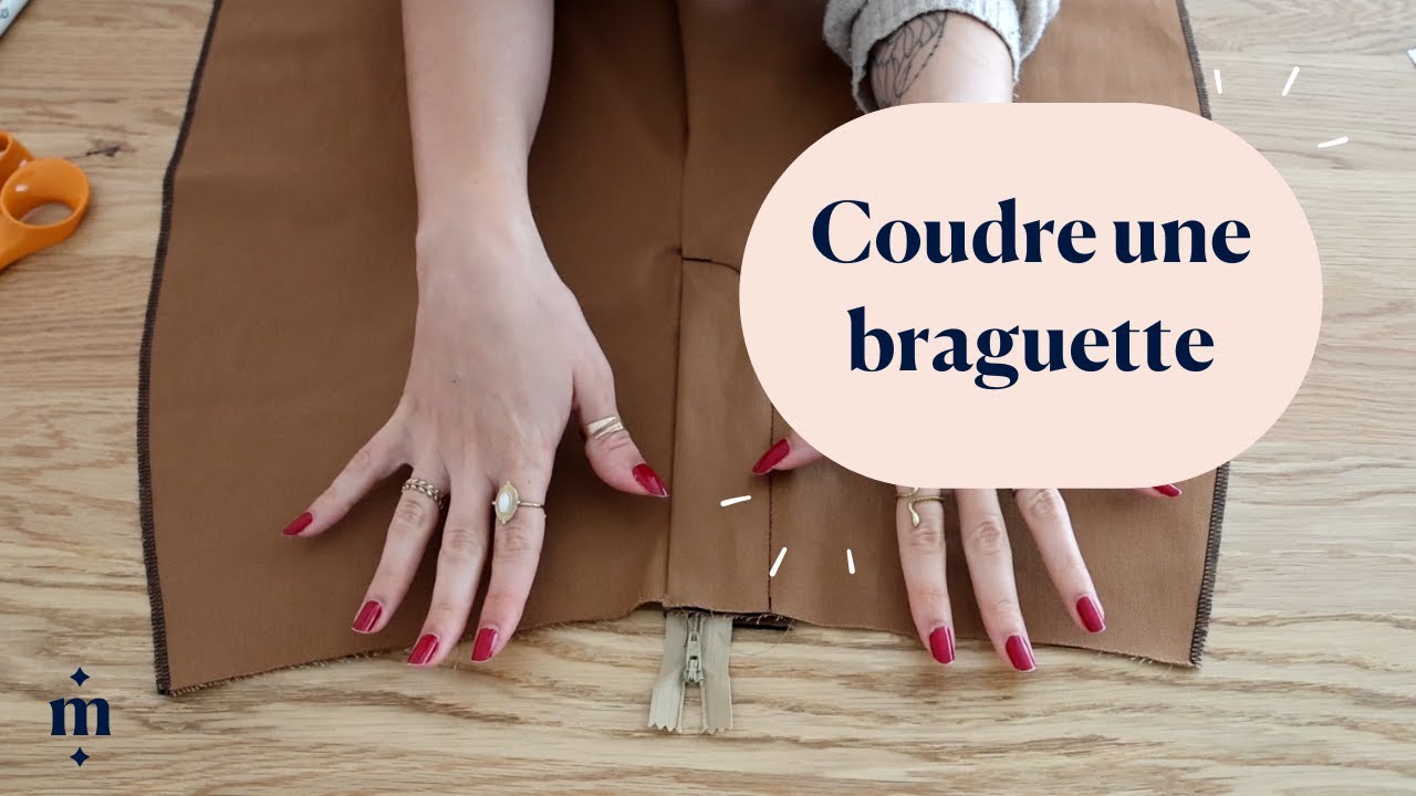 Coudre une braguette zippée - tuto couture