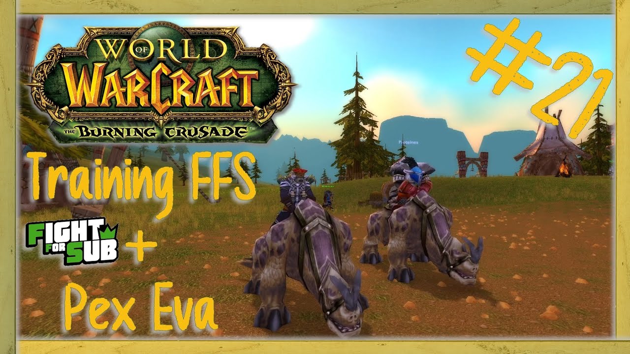 Petit training FFS, puis pex Evanouie Druide Heal, feat 