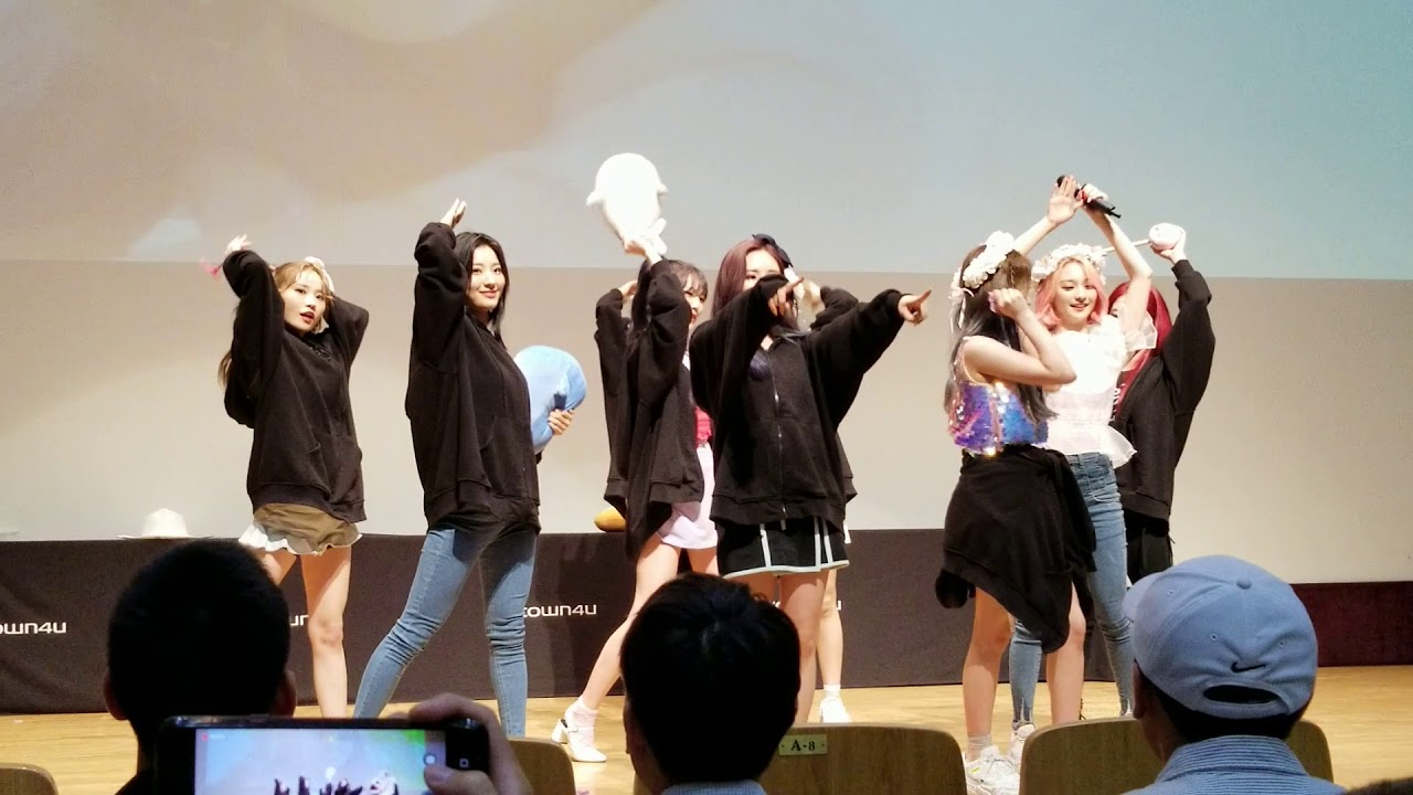 190614 fromis9 fansign - fun performance