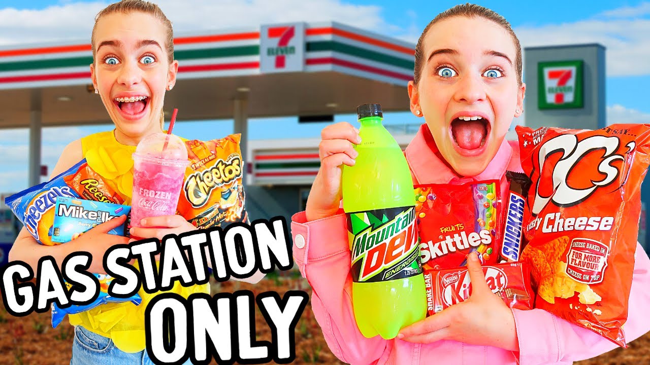 ONLY EATING GAS STATION FOOD FOR 24hrs w/The Norris Nuts