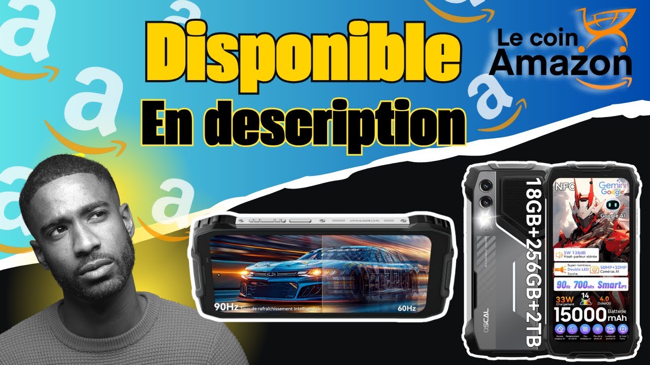 OSCAL Pilot 1 : Le Smartphone Incassable 2025 💪🔥 Le Meilleur T&eacute;l&eacute;phone Tout-Terrain !