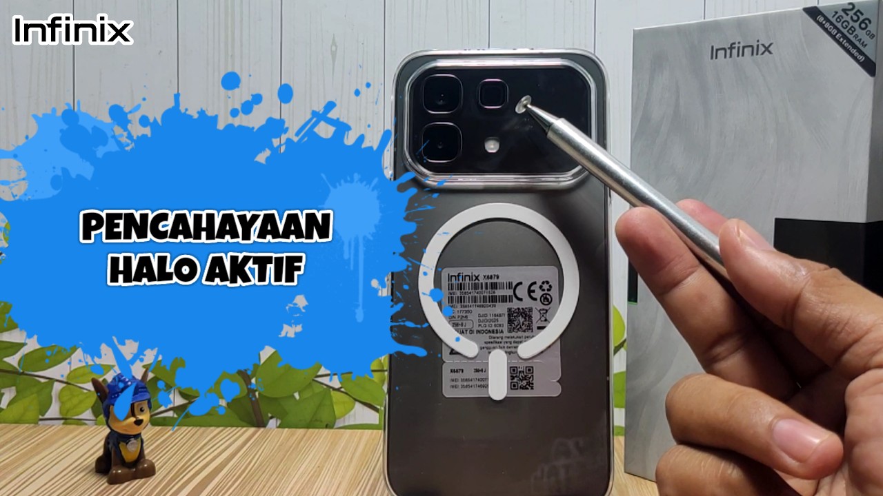 Cara Mengaktifkan Lampu Belakang Di HP Infinix Note 60