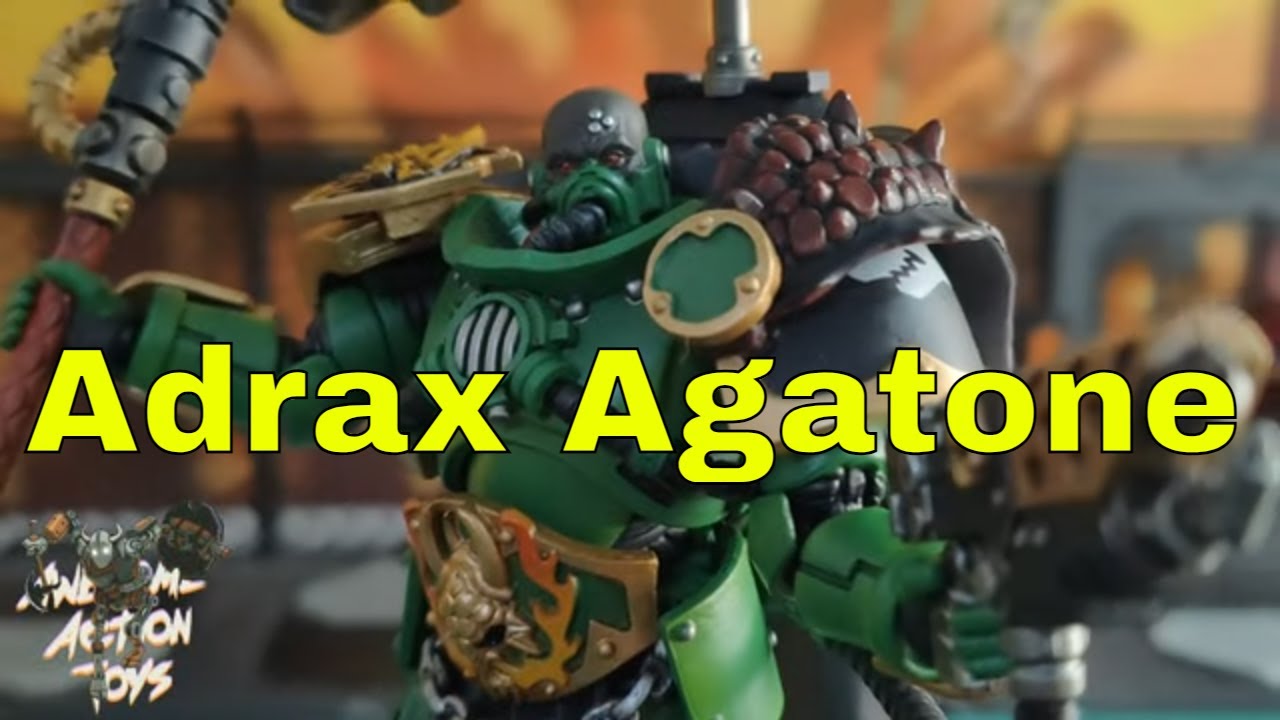 Warhammer 40k Salamanders Captain Adrax Agatone 1:18 scale action figure by JoyToy. Very cool