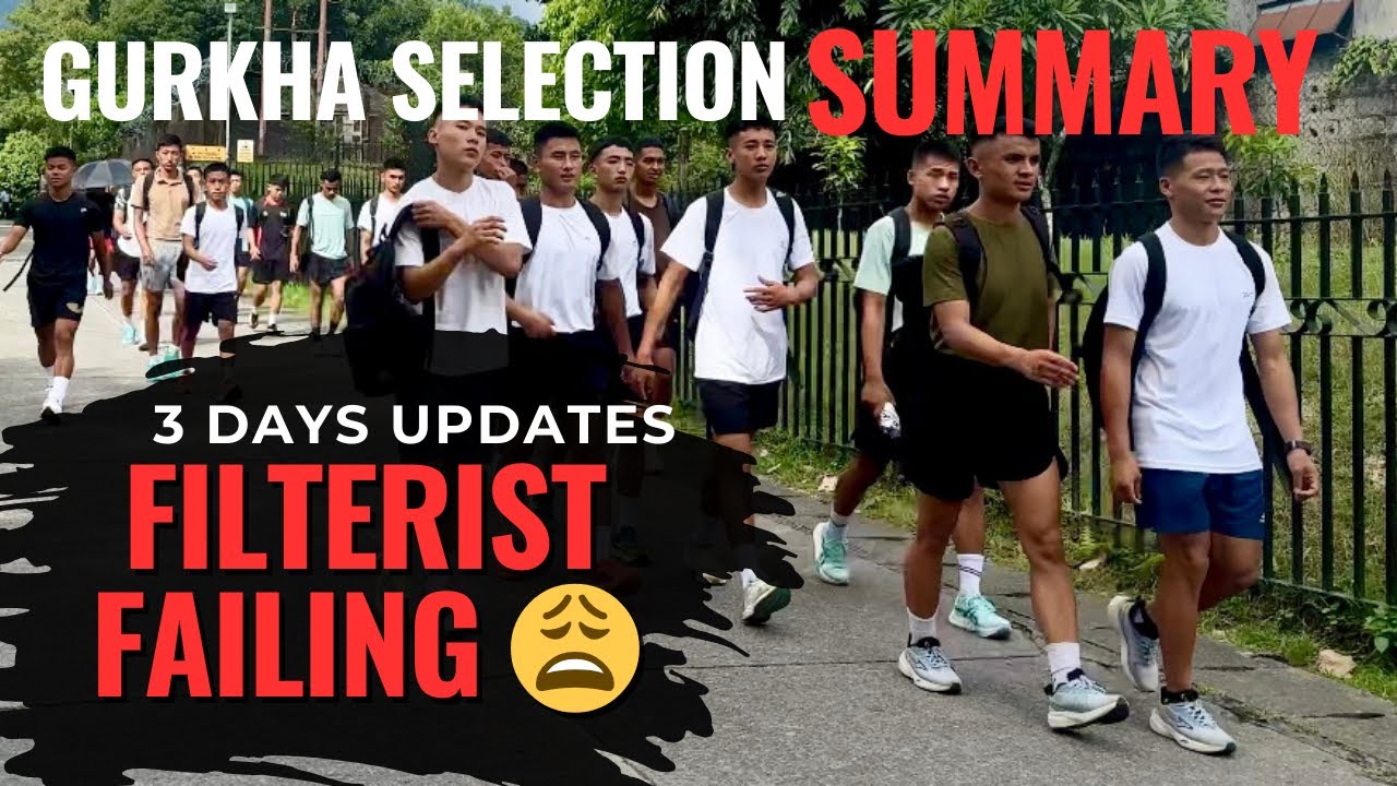 Gurkha Selection three days updates||#britisharmy #singaporepolice #army 