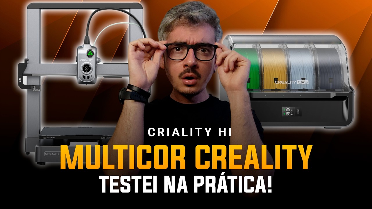Impressão 3D Fácil: Testando a Creality Hi Combo do Zero à Primeira Peça  l Pablo Queiroz