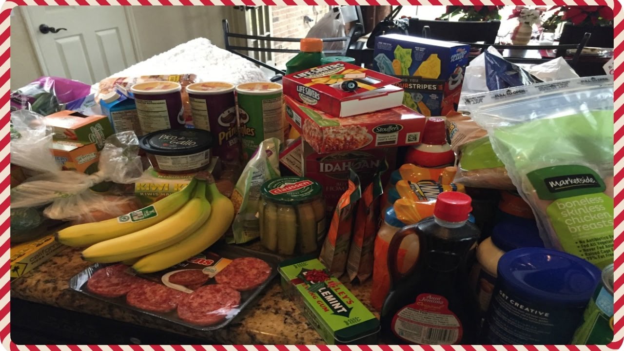 GROCERY STORE HAUL | Winter Break 2016