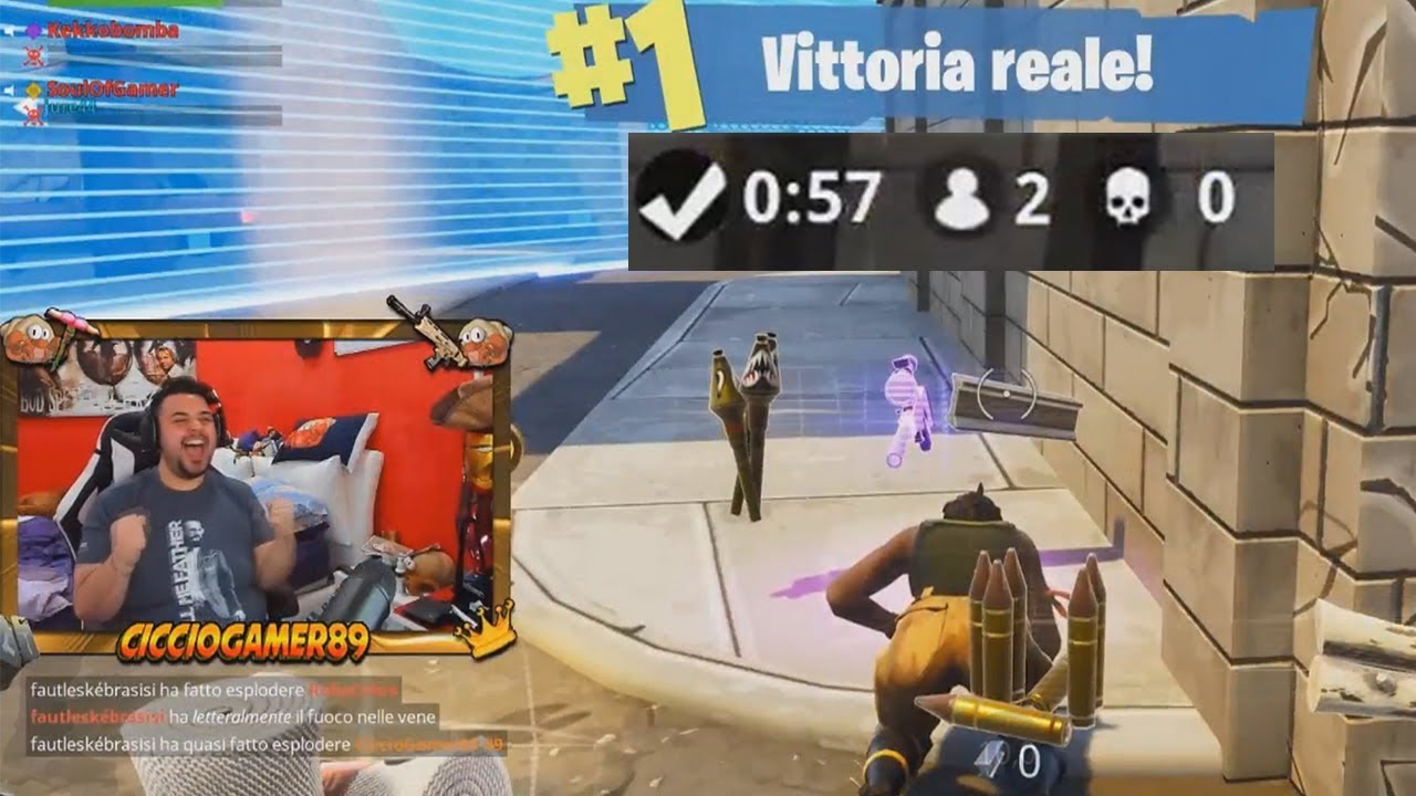 CICCIOGAMER89 E JURE44 VINCONO UNA PARTITA ASSURDA CON 0 KILL ED ESPLODONO DALLA GIOIA IN LIVE!
