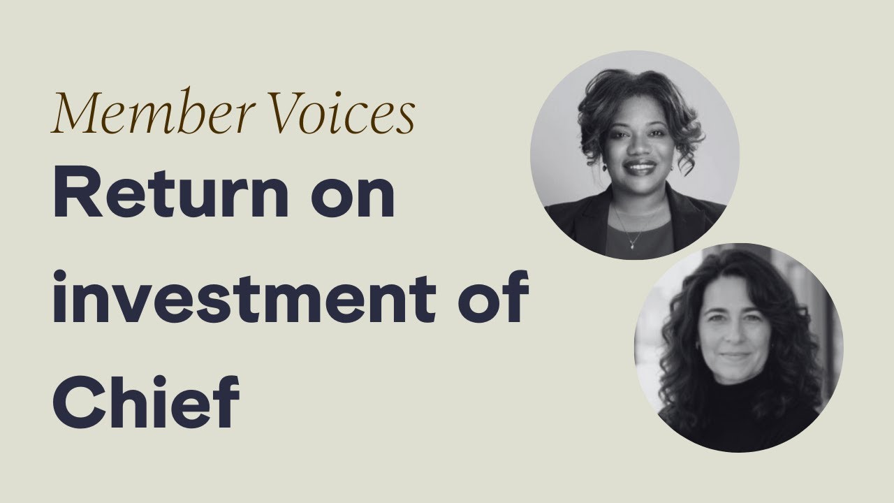 What's the ROI on a Chief membership? | Member Voices