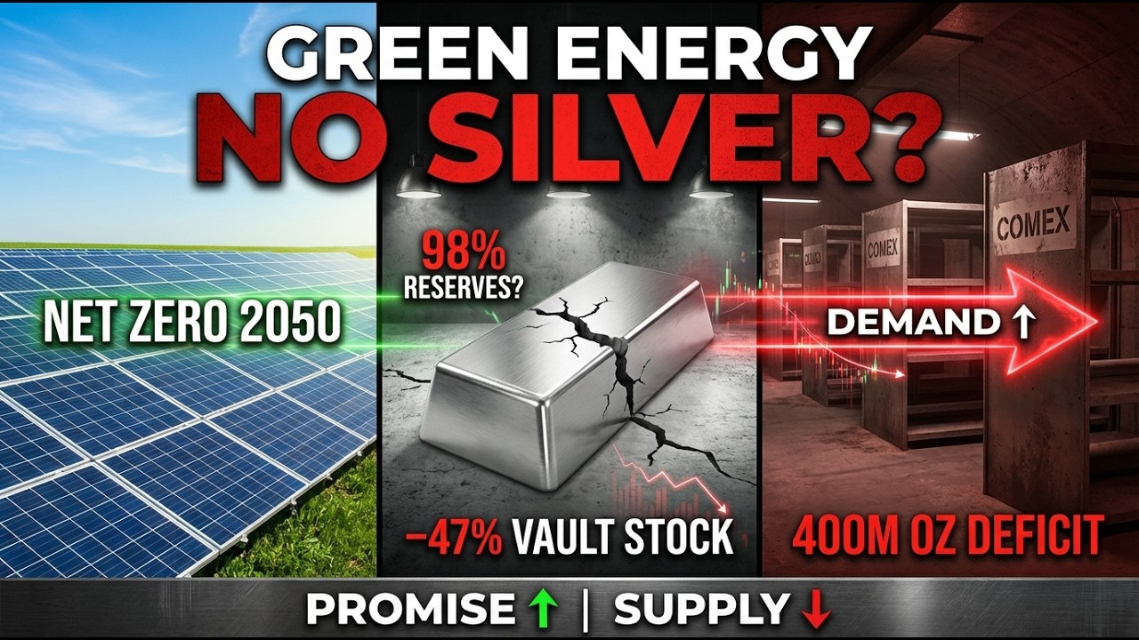 Silver Shortage: The Green Energy Lie and Physical Limits