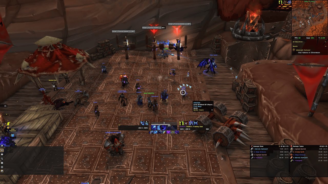 (QUI) Darkmirror UI - World of Warcraft Midnight Beta - Voidscar Arena Follower Dungeon - Spriest