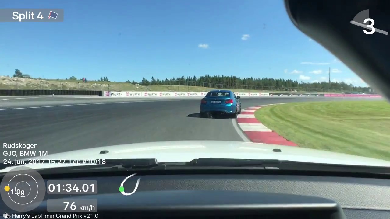 Rudskogen / BMW 1M Coupe / 01:43 Lap / BMW Car Club Norway