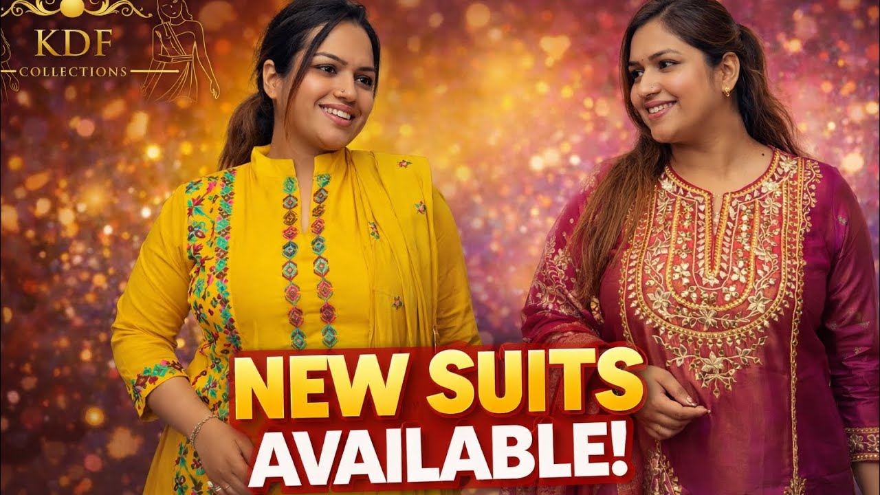 2 Stunning Suits Under Budget 😍 | Festive Lookbook | KDF Collection