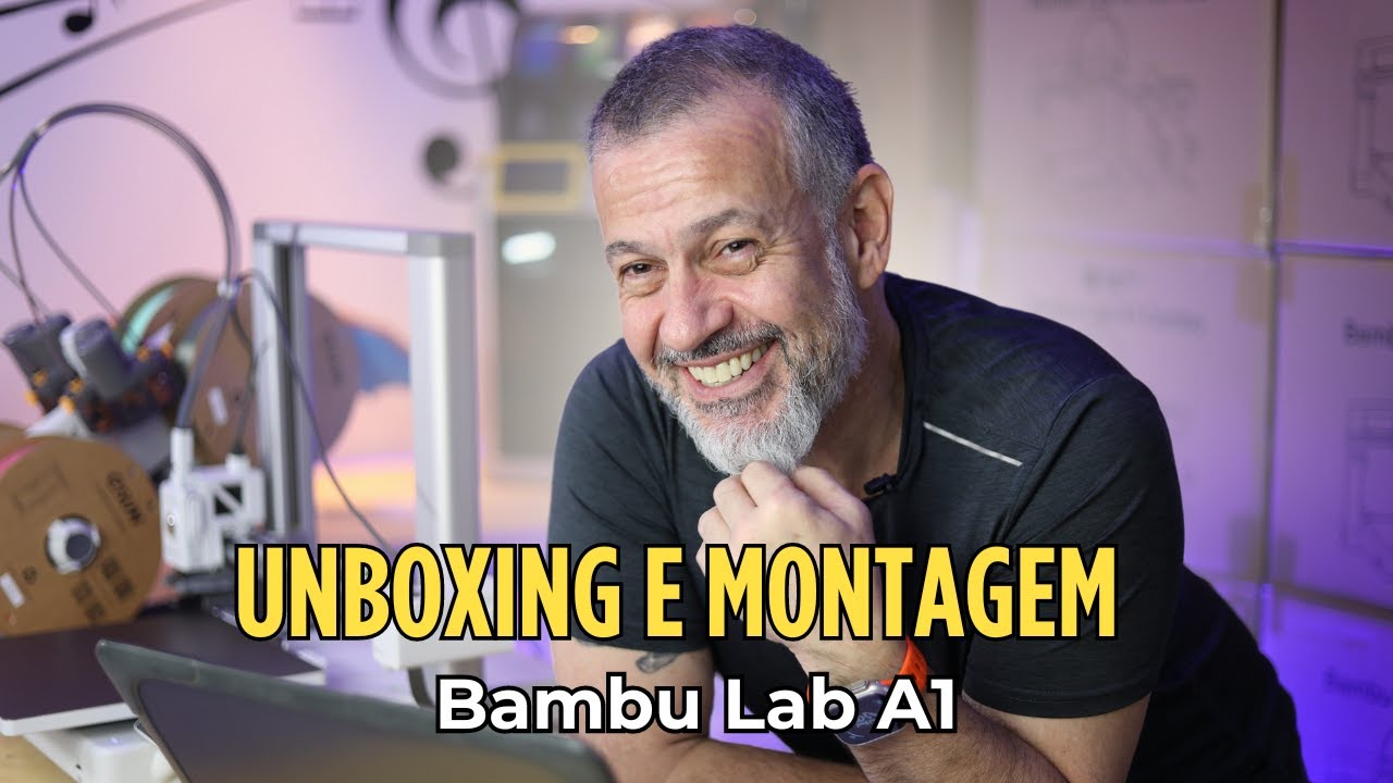 Unboxing e montagem da impressora A1