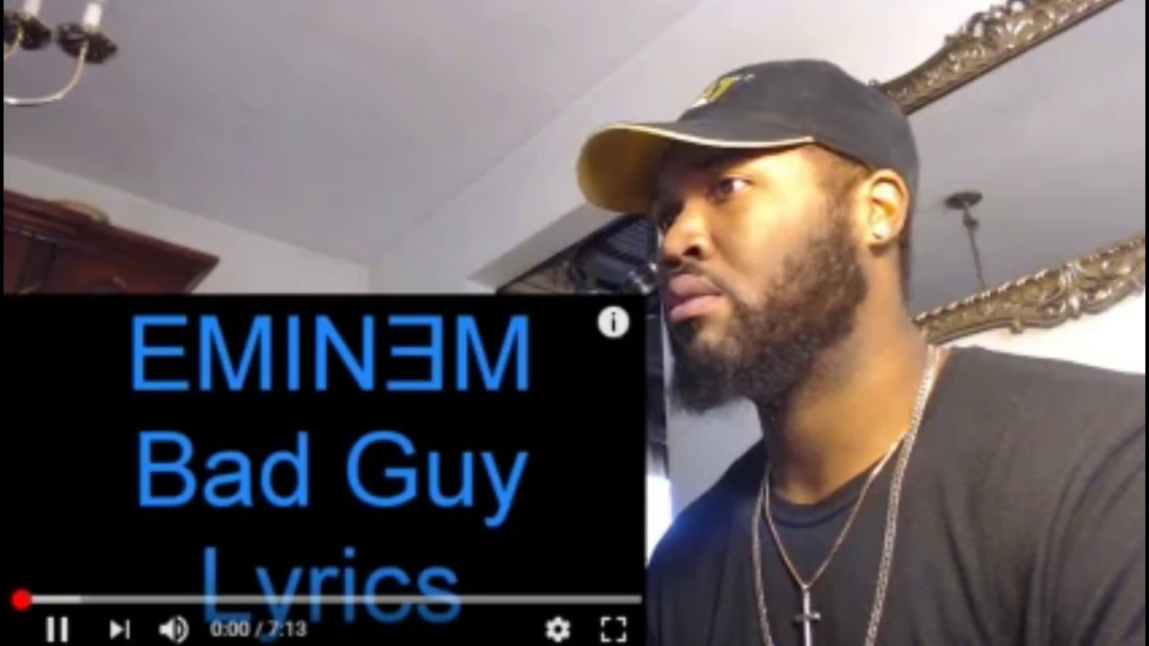 Eminem - Bad Guy lyrics - REACTION