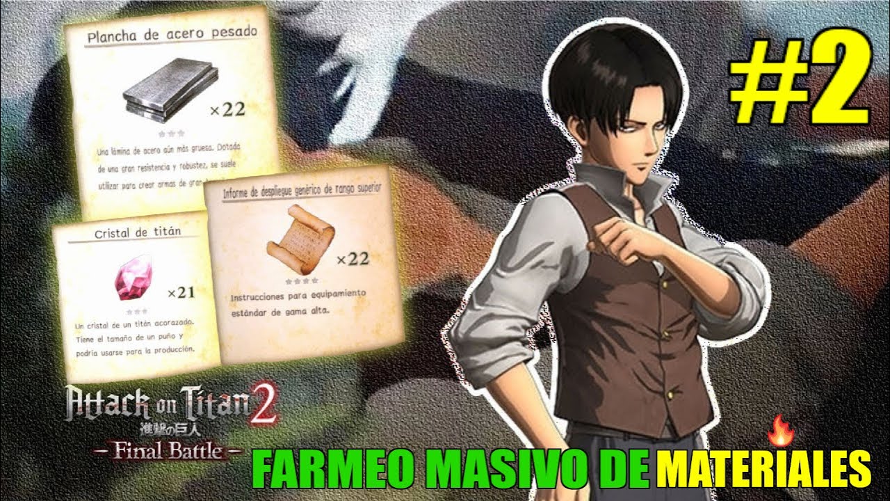 [GUIA | #2] A.O.T 2 .Final Batlle 🐒| FARMEO MASIVO DE MATERIALES |