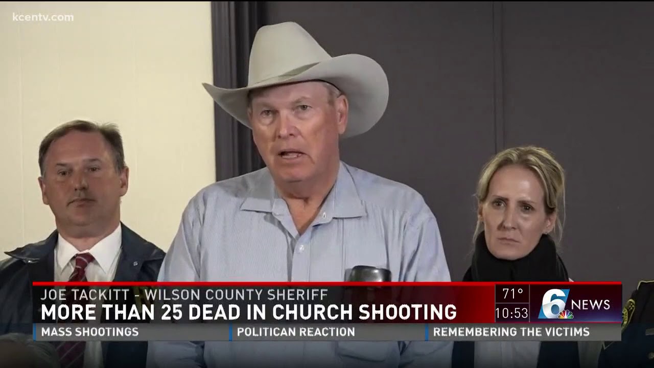 More than 25 dead in Texas church shooting