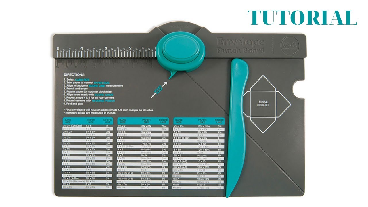 Envelope punch board Tutorial italiano - Cos'è e Come si usa l'Envelope punch board