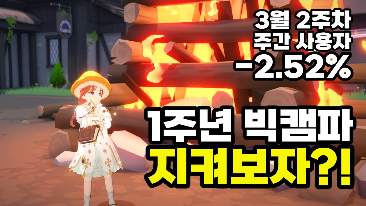 [마비노기 모바일] 유저수 -2.52% 선방일까 위기일까? 1주년 앞둔 현실