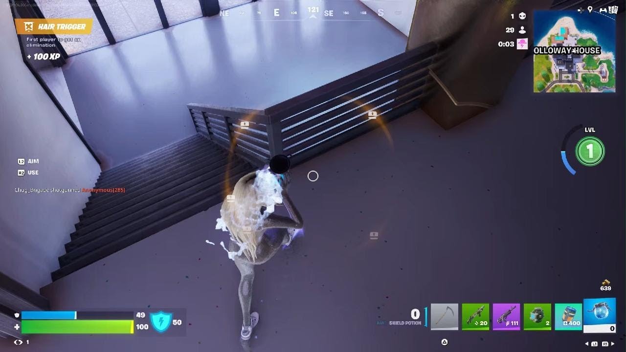Playing fornite