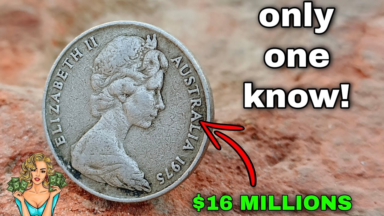Rare 1975 Australian 20 Cent Coin Worth Big Money, Valuable Coin A Lot Of money! 