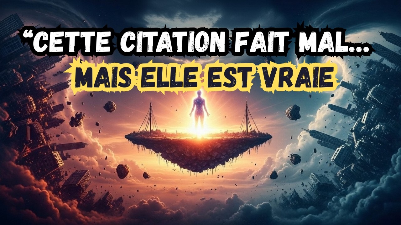 Quand tout bascule, trouve ton équilibre intérieur. Cette citation fait réfléchir