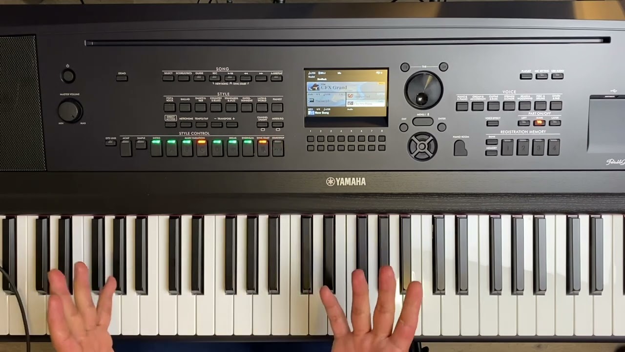 Como tocar varios coros de alabanza en popurri Facil en el piano 🎹 (1 Ejemplo)