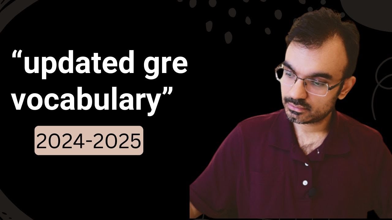 Latest GRE Word List (2025)