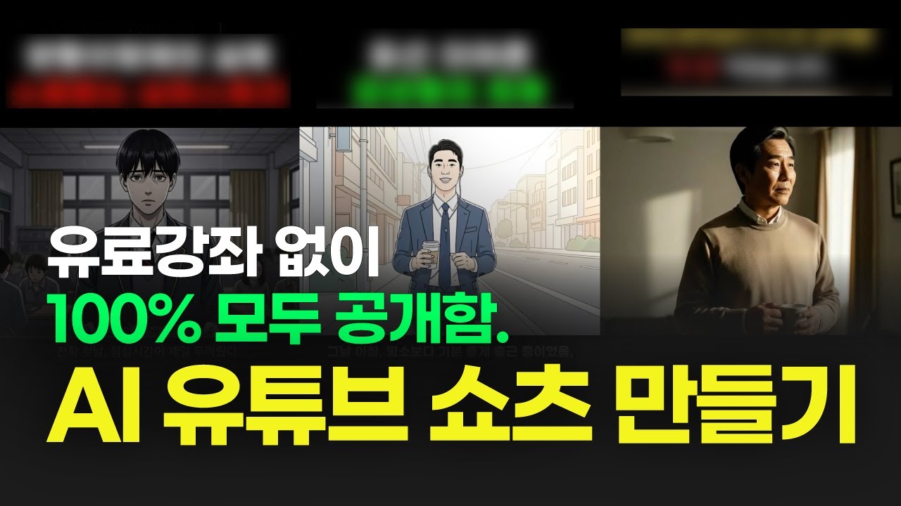 AI 쇼츠 만들기 5단계 완벽가이드 (모두공개)