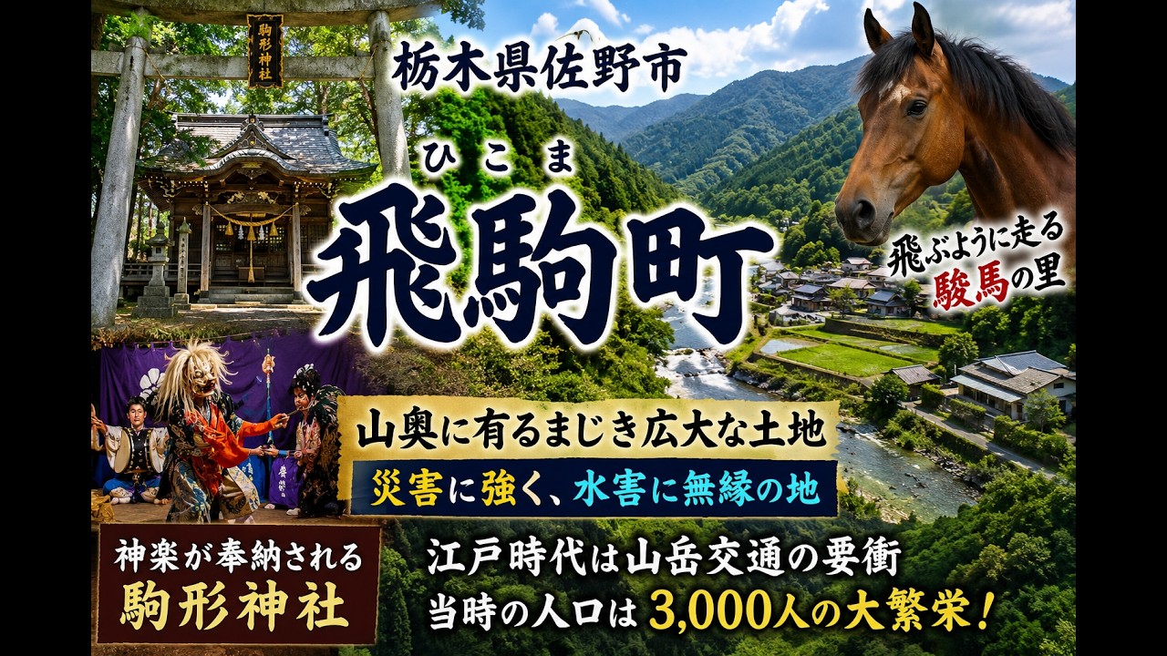 歴史秘話　飛駒（ひこま） 空撮