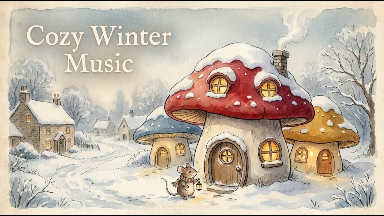 Cozy Winter Music from a Storybook Village ❄️ A Gentle Place to Read, Relax & Unwind