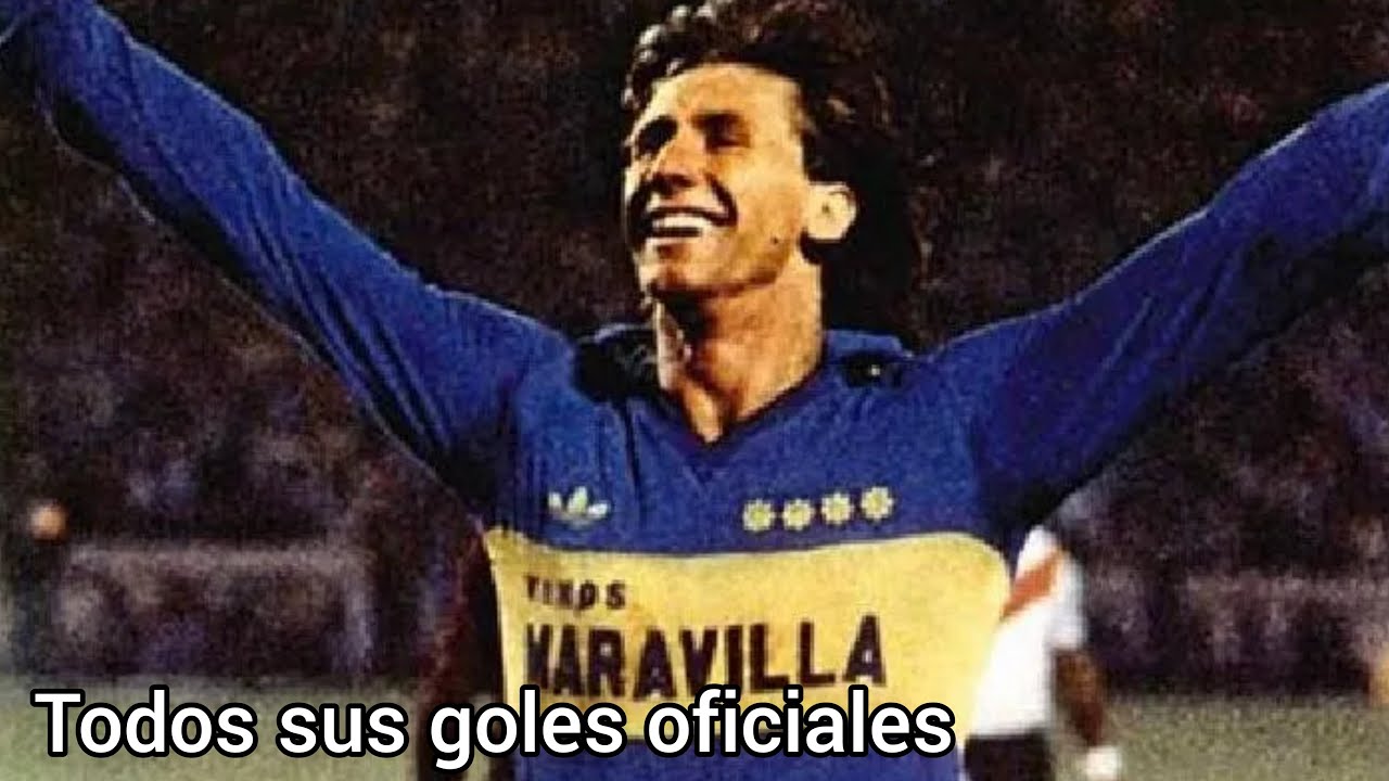 Todos los goles oficiales de Ricardo Gareca en Boca