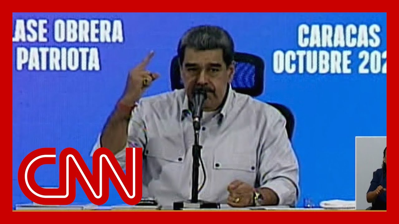 Maduro sends a plea in English as tensions with US rise