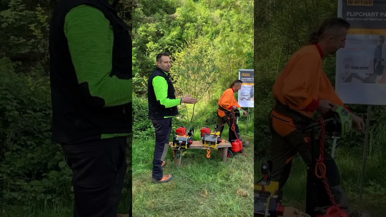 Simulazione teleferica con verricelli e carrucole DVA. 