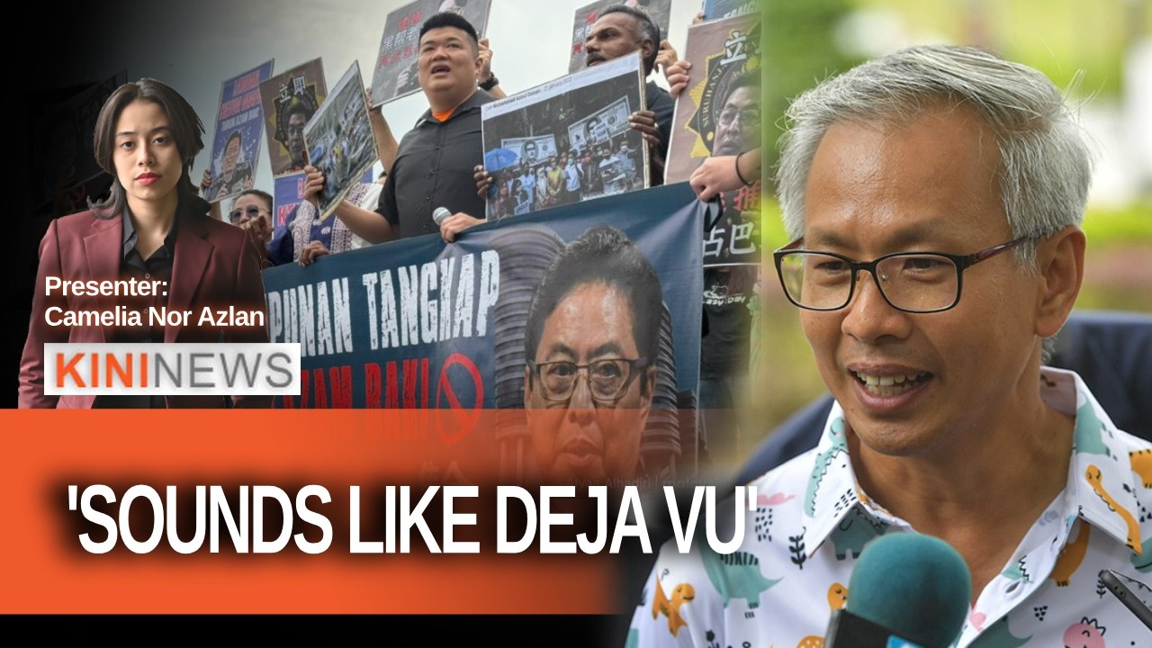 #KiniNews: Deja vu, says Pua on probe into alleged plot to topple govt; Protest outside MACC HQ