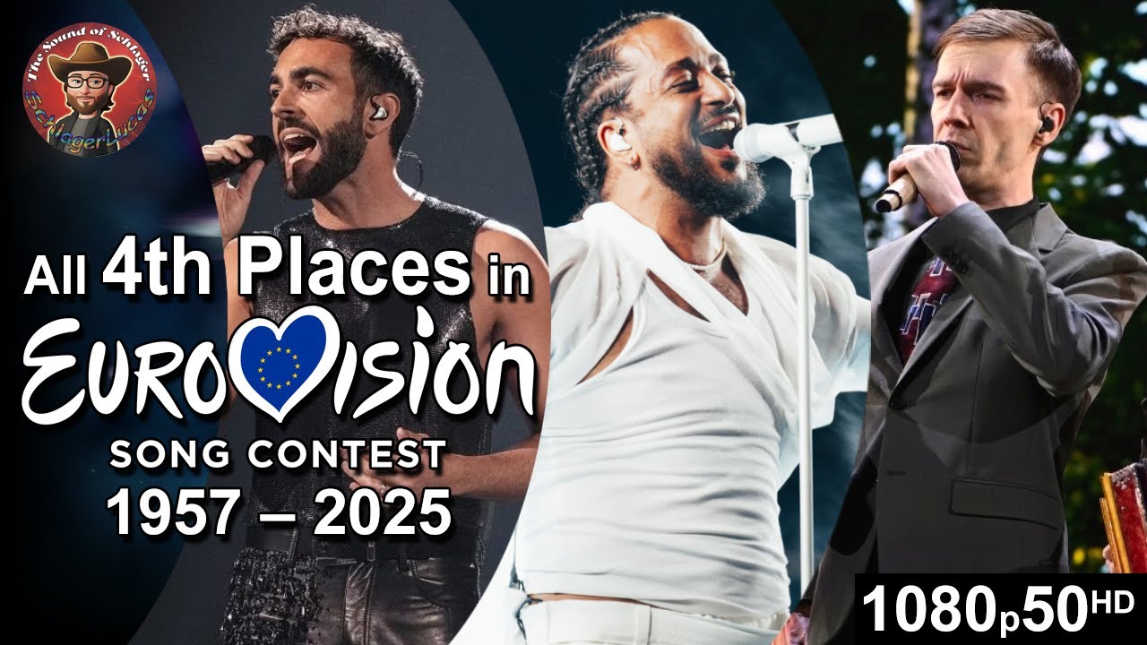 All 4th Places in Eurovision Song Contest (1957-2025)