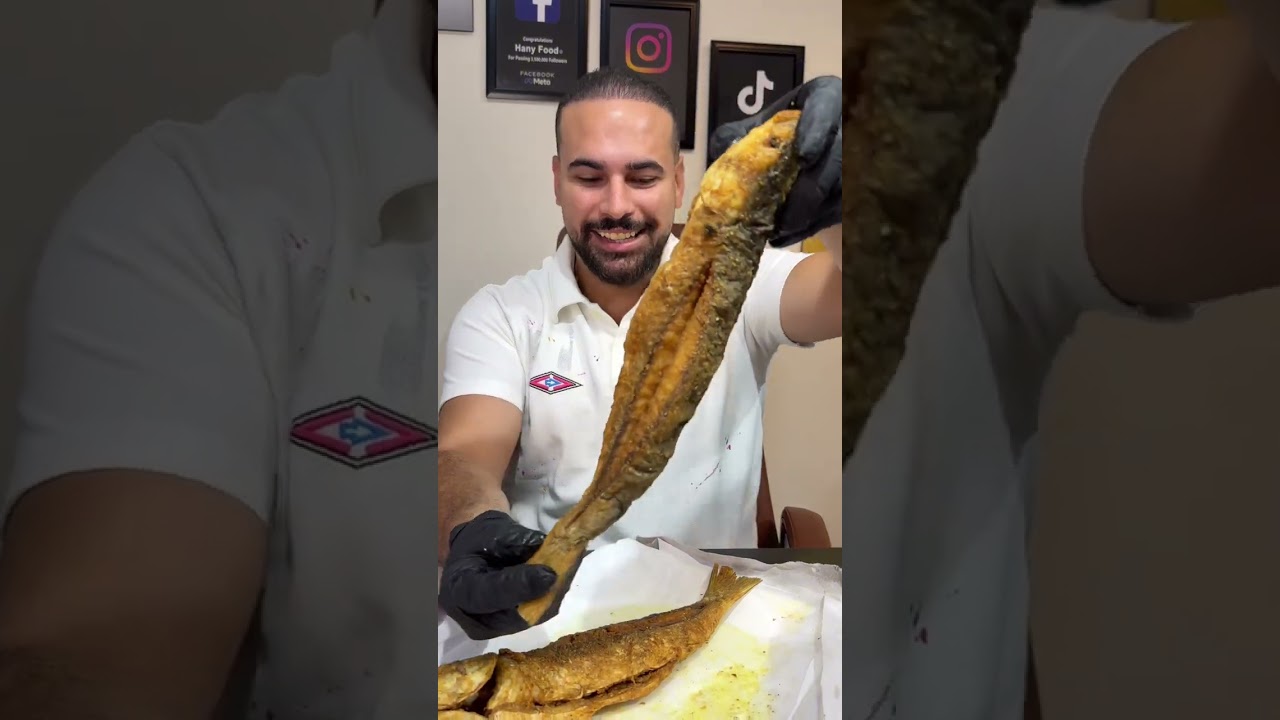 مكفانيش انها سمكه كلها كوليسترول زودت كوليسترولها وقليتها 😂❤️🐟